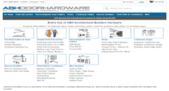 Desktop Screenshot of abhdoorhardware.com